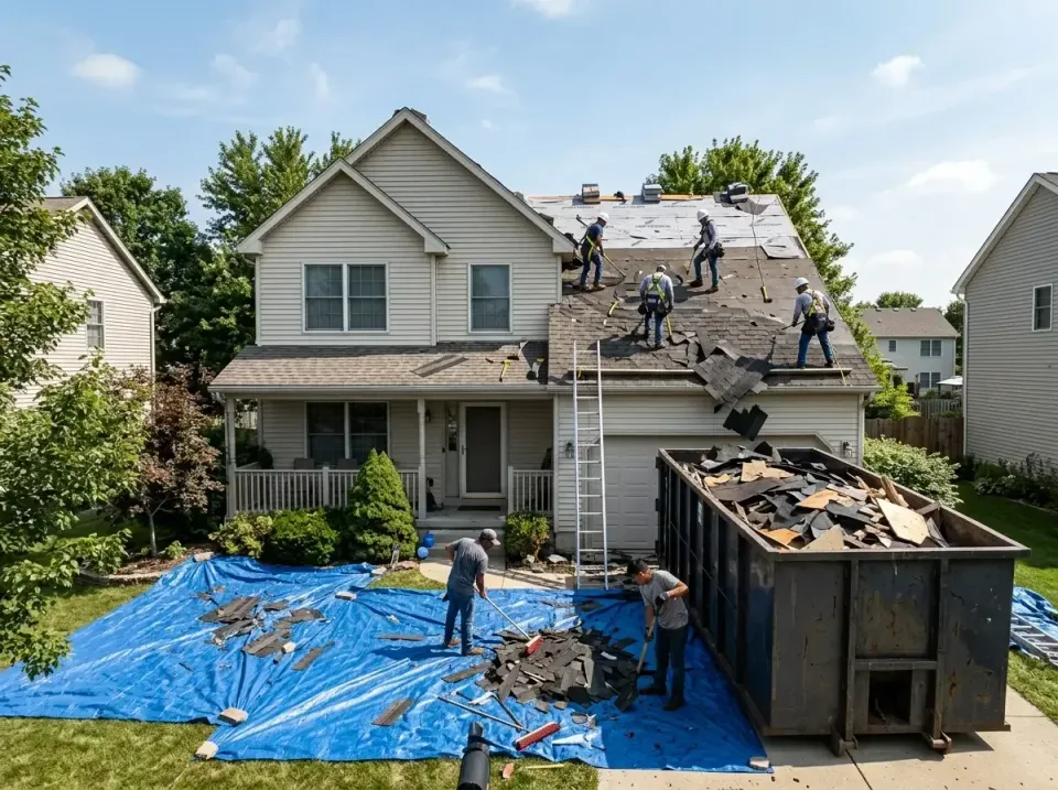 roof-replacement-debris-remova-004 — frequently asked questions, Cheapest Dumpster Rentals in Annapolis, MD